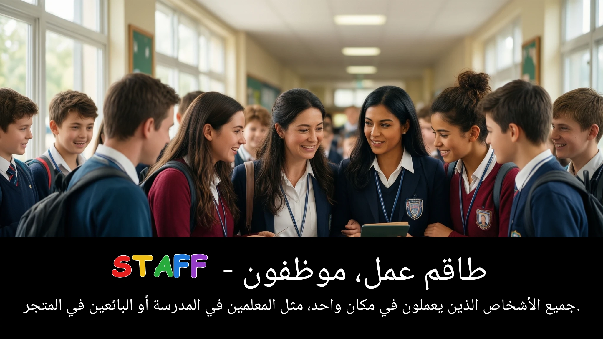 Arabic Illustration for staff